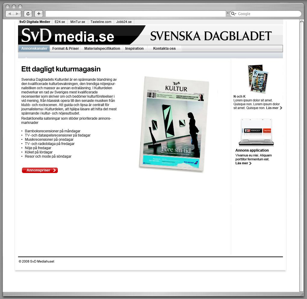 SvD Annonswebb